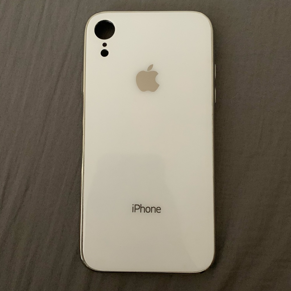 iPhone XR metallic case!